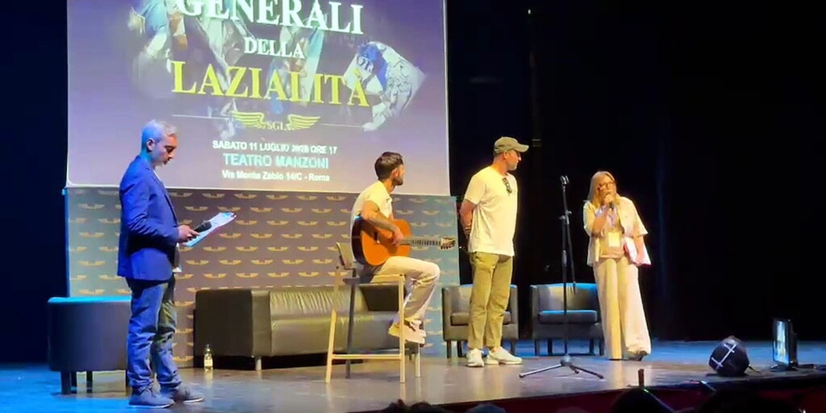 Gianmarco Dottori e Federico Scrima cantano l'inno laziale "Sto qua per te"