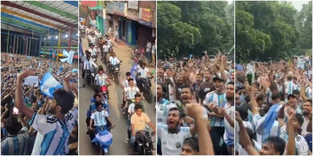 In Bangladesh si tifa Argentina: in migliaia festeggiano la vittoria contro la Svizzera