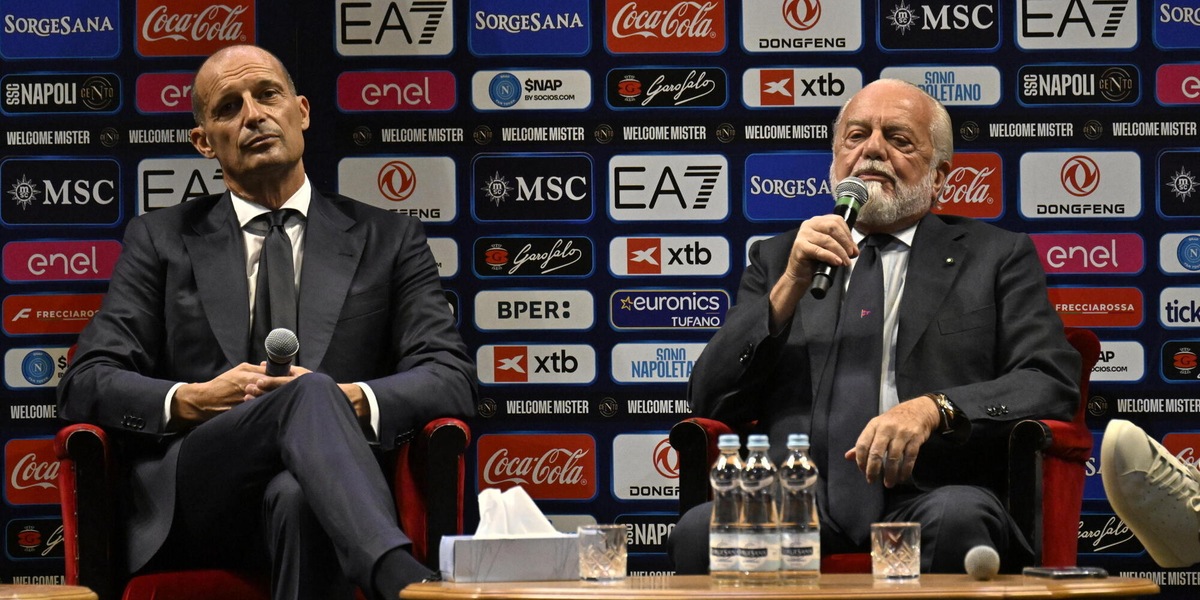 De Laurentiis ad Allegri, 'ma allora vuoi arrivare in finale di Champions?'