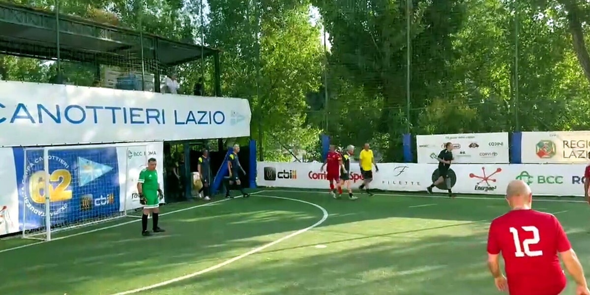 Mancini e Malagò show alla Coppa Canottieri: dalla punizione impeccabile ai rigori vincenti