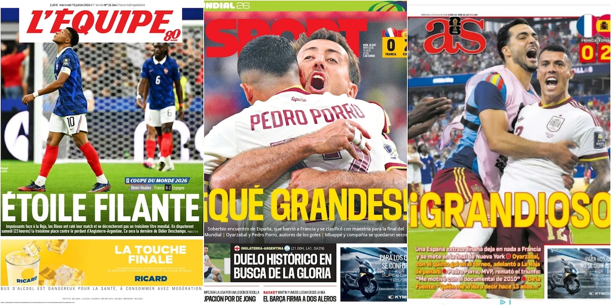 Da "Stelle cadenti" in Francia, a "Una lezione memorabile" in Spagna: le reazioni opposte alla semifinale sulla stampa estera