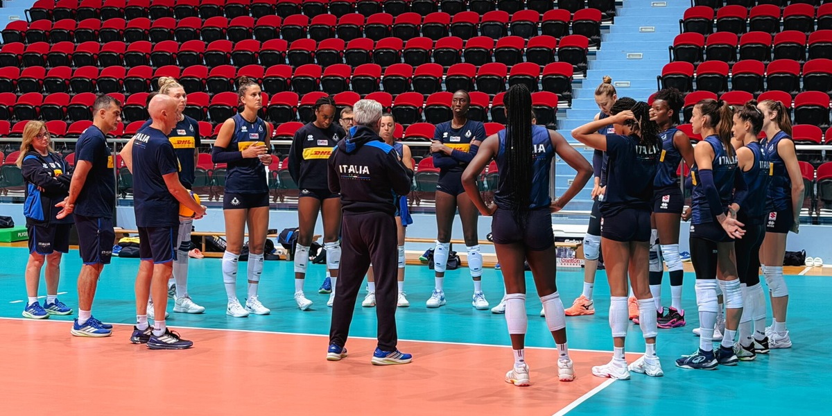 VNL: le azzurre si allenano in Cina