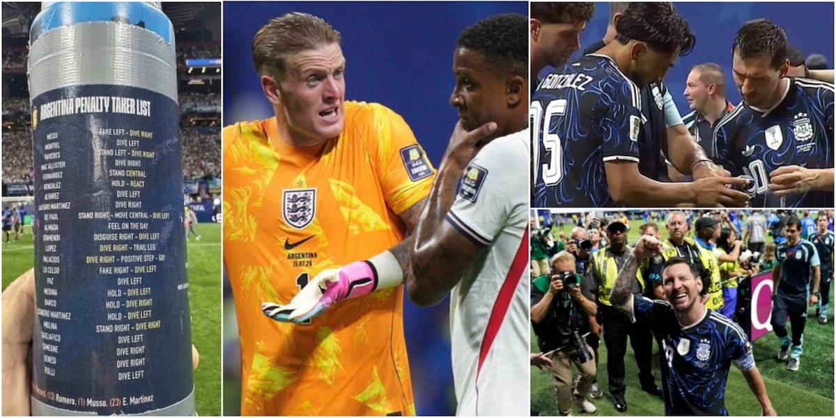 Il segreto di Pickford finisce nelle mani di Messi: l’Argentina trova la borraccia con le istruzioni sui rigoristi