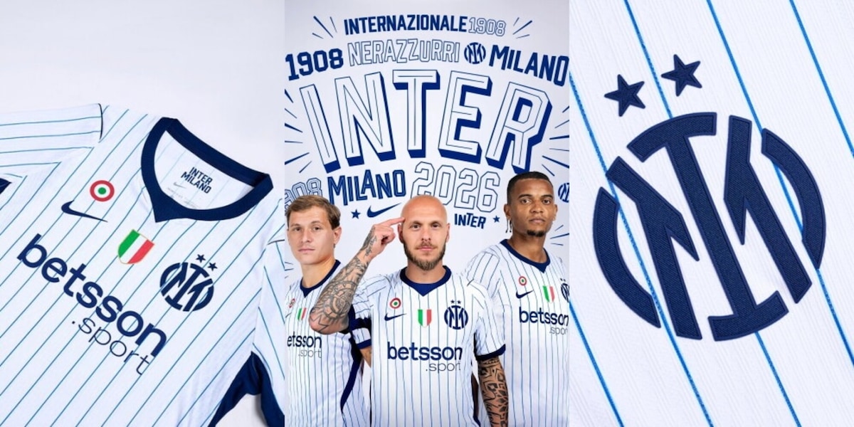 L'Inter si ispira al baseball per la seconda maglia: ecco Dimarco, Barella e Akanji a New York