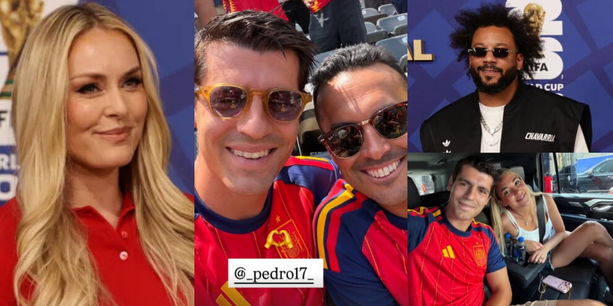 Da Lindsay Vonn a Morata e Pedro insieme: quanti vip al MetLife per la finale Spagna-Argentina