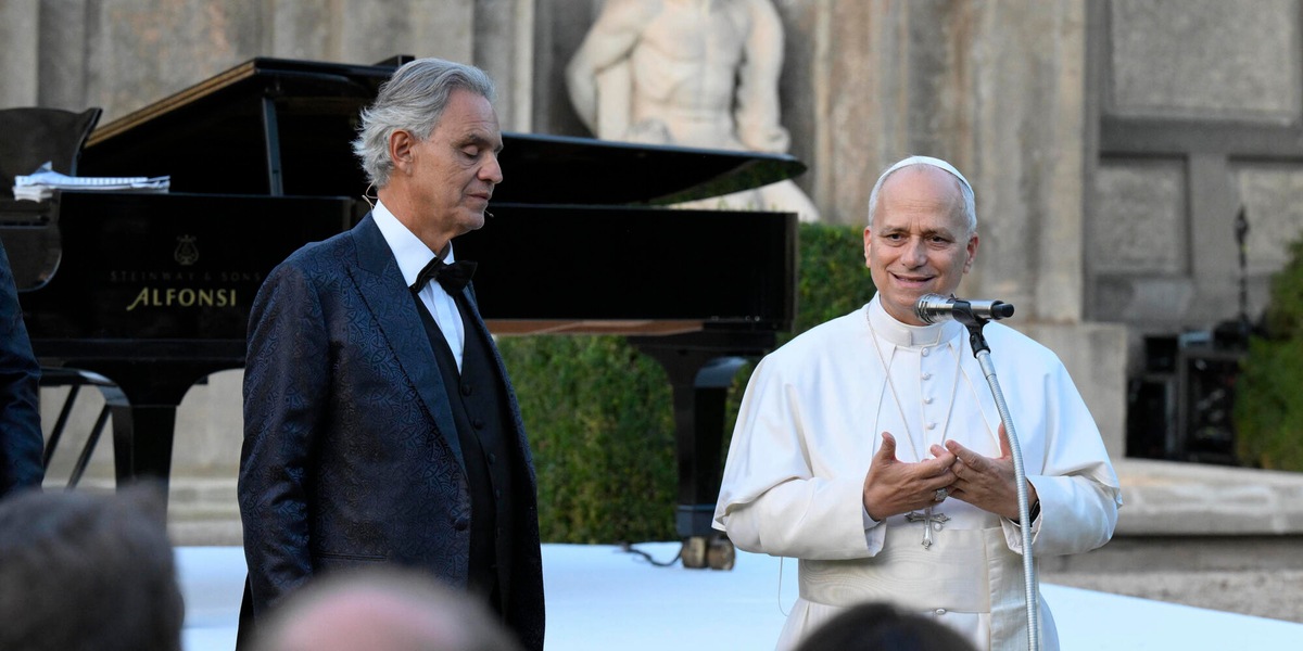 Bocelli canterà per il Papa, il 29 luglio a Castel Gandolfo
