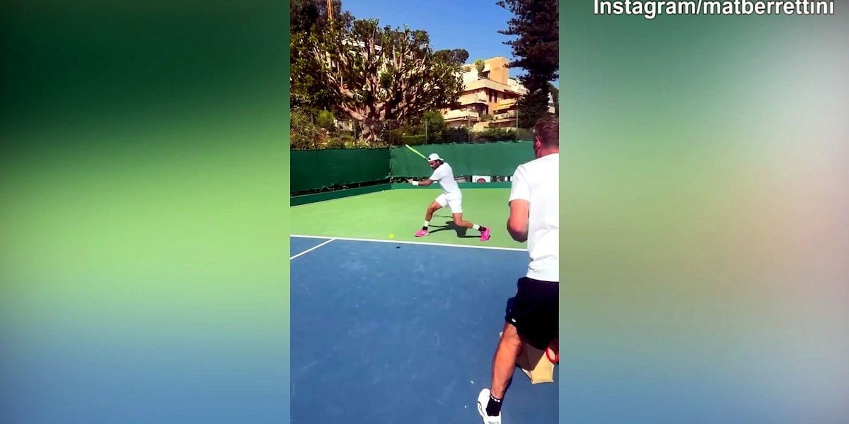 Tennis, Berrettini torna ad allenarsi e mette nel mirino i tornei Usa