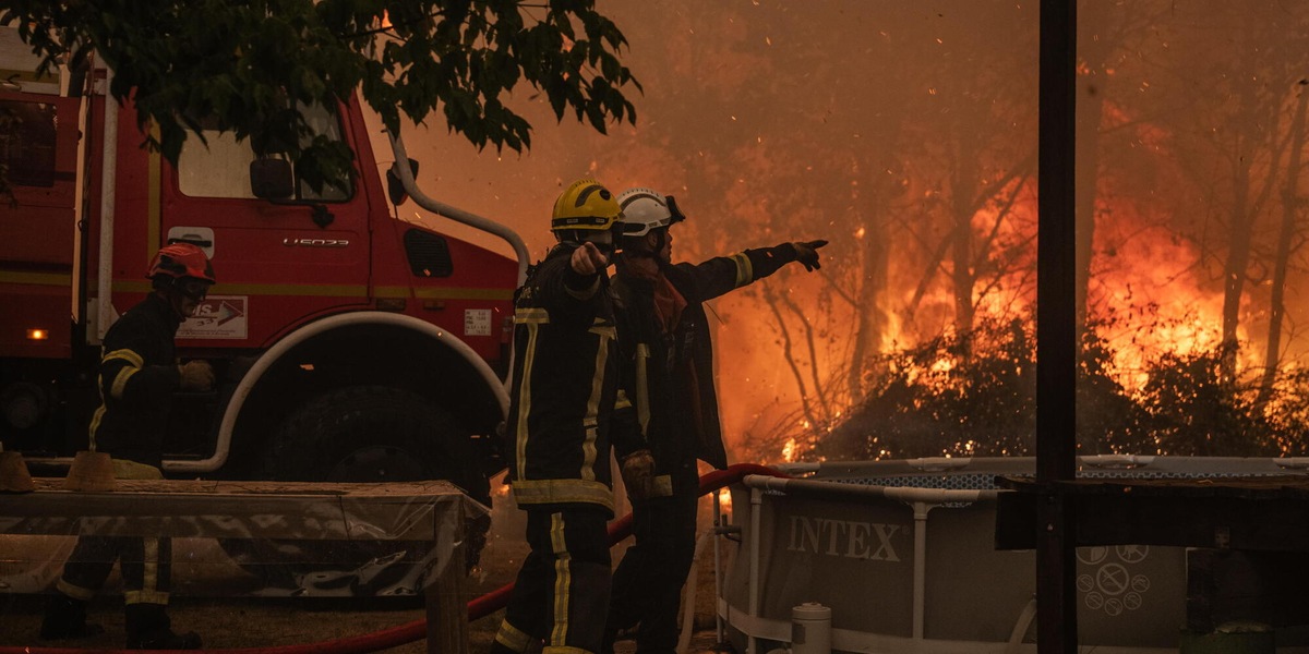 Circa 250mila evacuati negli incendi fra Francia e Spagna