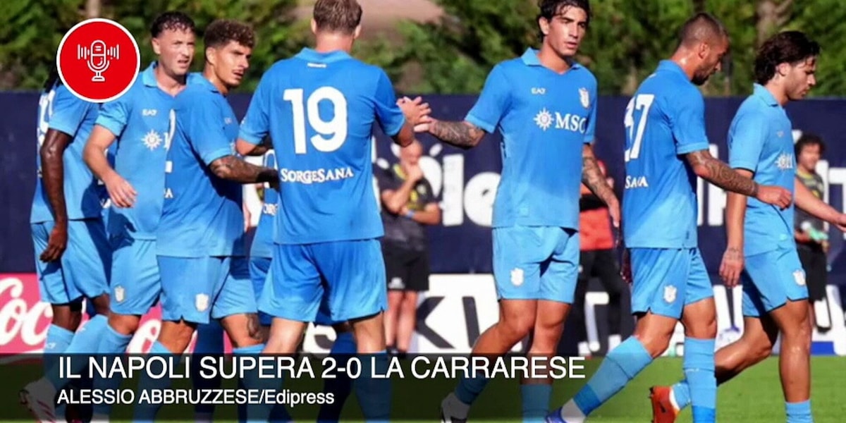 Il Napoli supera la Carrarese. La Lazio ne fa 6 al Flaminia Civita Castellana