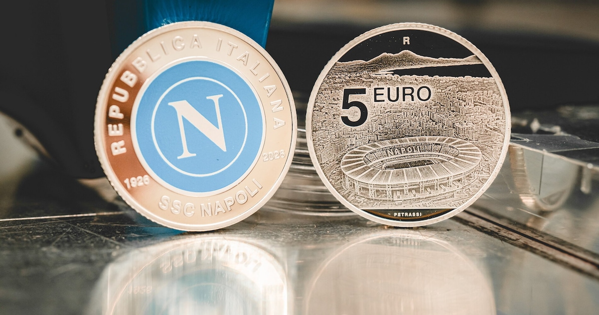 Napoli, per il Centenario anche la Zecca di Stato celebra gli azzurri
