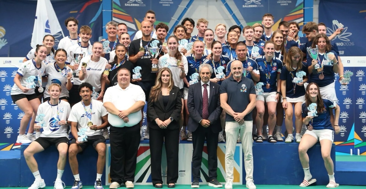 Giochi Universitari di Salerno: dominio francese nel badminton