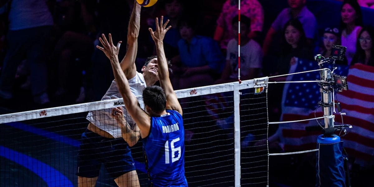 VNL: Gli Usa travolgono l'Italia col servizio