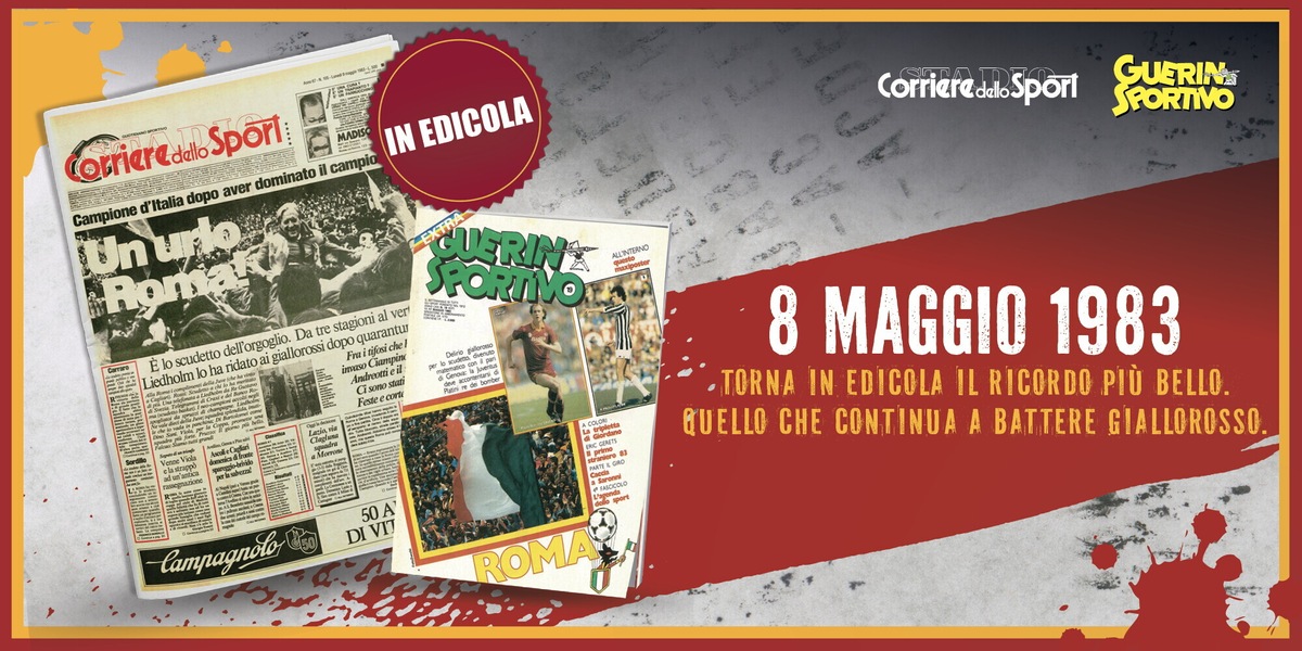 In edicola le copie anastatiche del secondo Scudetto della Roma