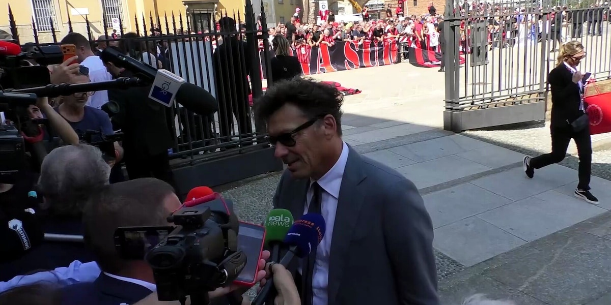 Funerali Baresi, la commozione di Nava e Filippo Galli