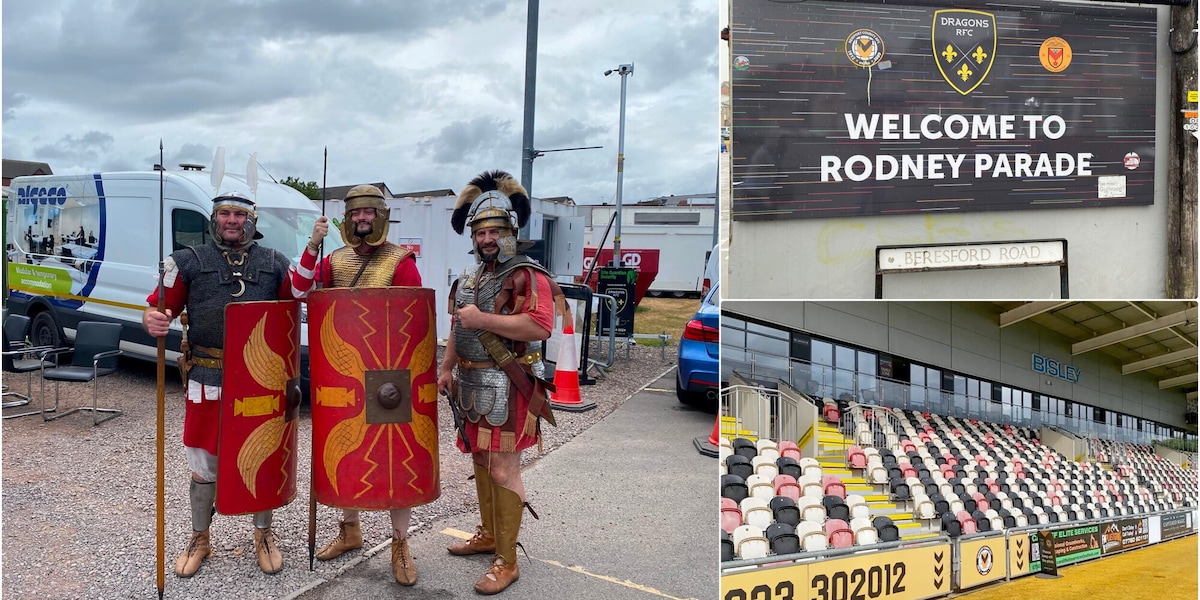 Newport riscopre l'Impero Romano: che accoglienza per i giallorossi