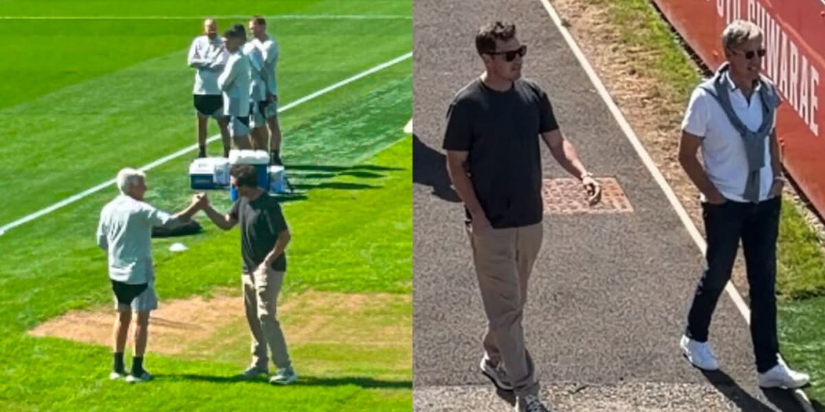 Roma, Ryan Friedkin in campo: assiste all’allenamento in Galles