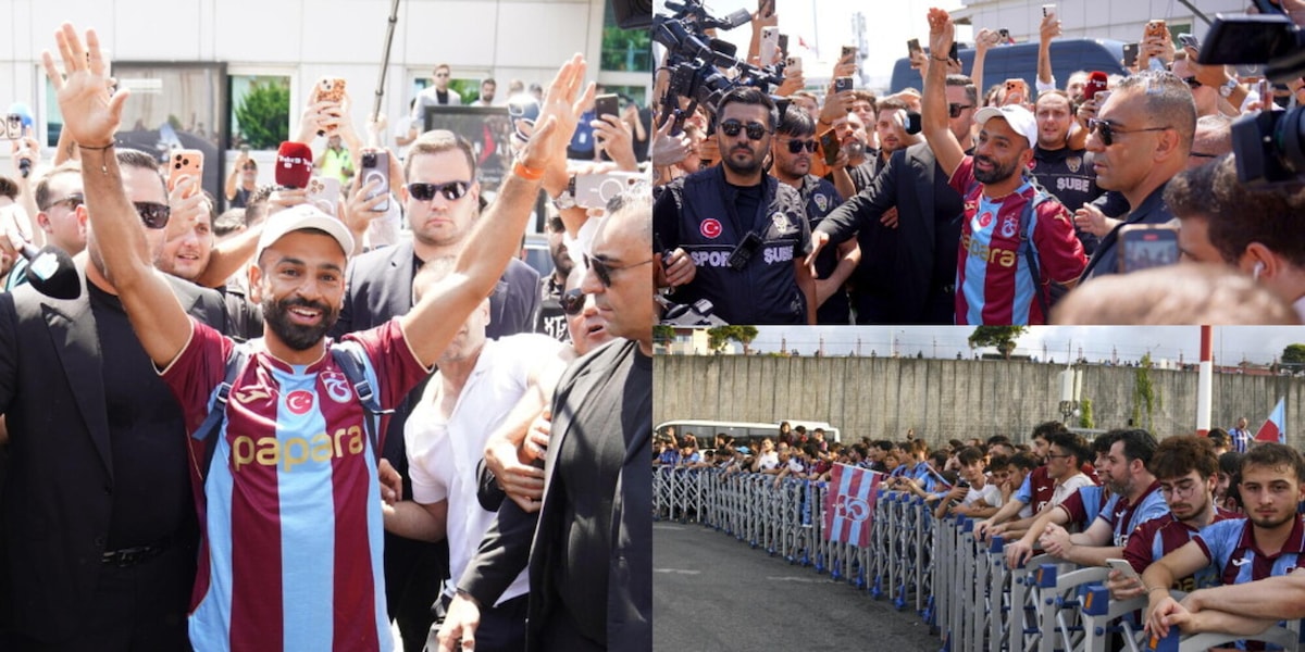 FOTO Salah arriva al Trabzonspor: l'accoglienza pazzesca dei tifosi in Turchia