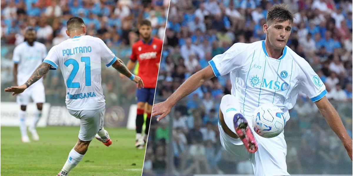 A segno Politano e Lucca, il Napoli batte l'Osasuna. Buone indicazioni per Allegri