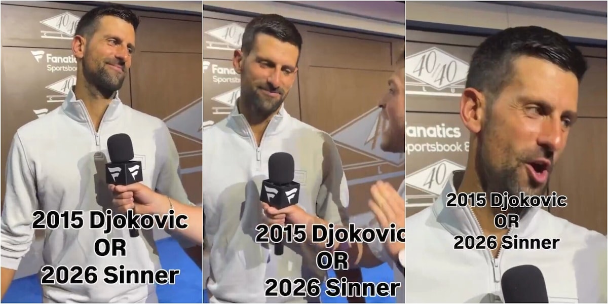 Djokovic fulmina l’intervistatore per il paragone con Sinner: “Già conosci la risposta…”