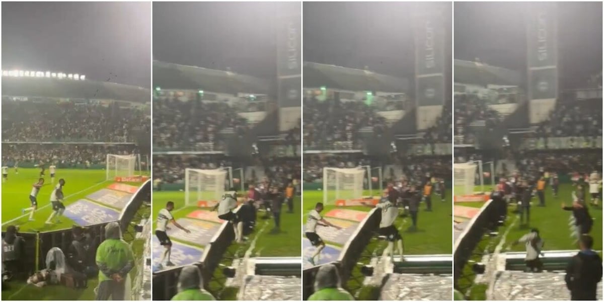 Clamoroso in Brasile, segna e cade in una botola mentre esulta: gol annullato dal Var, si fa male e viene sostituito