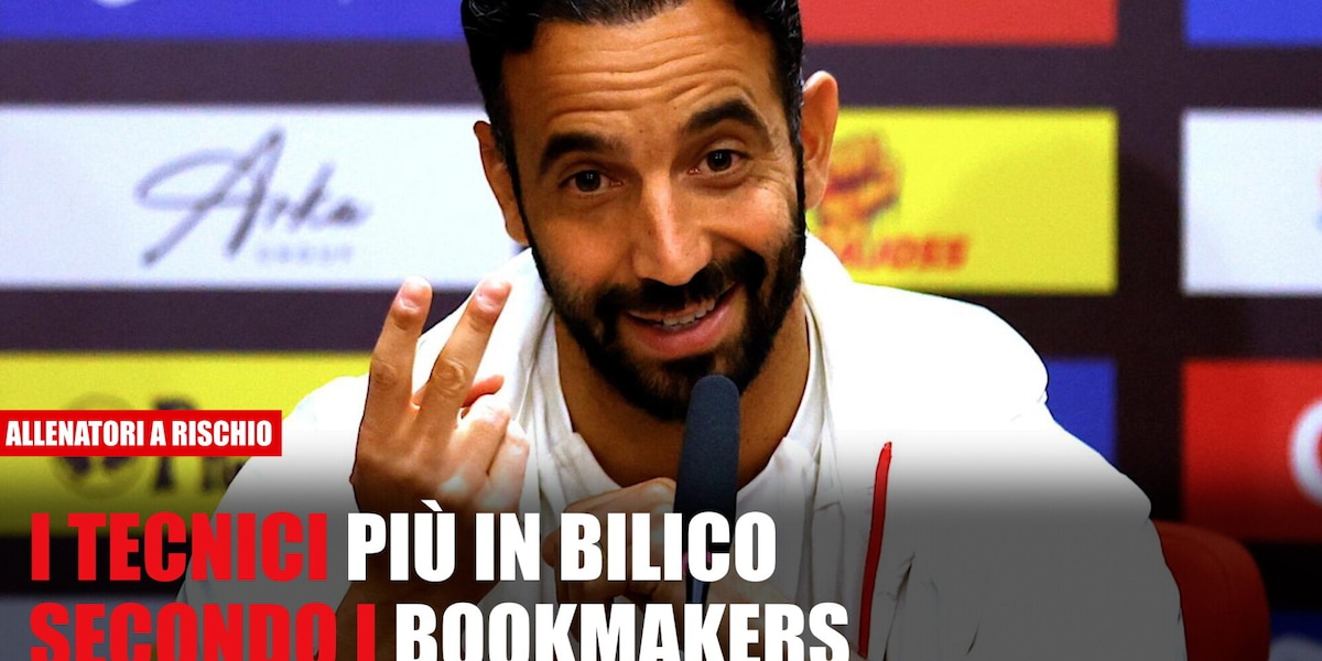 Gli allenatori a rischio esonero secondo i bookmakers