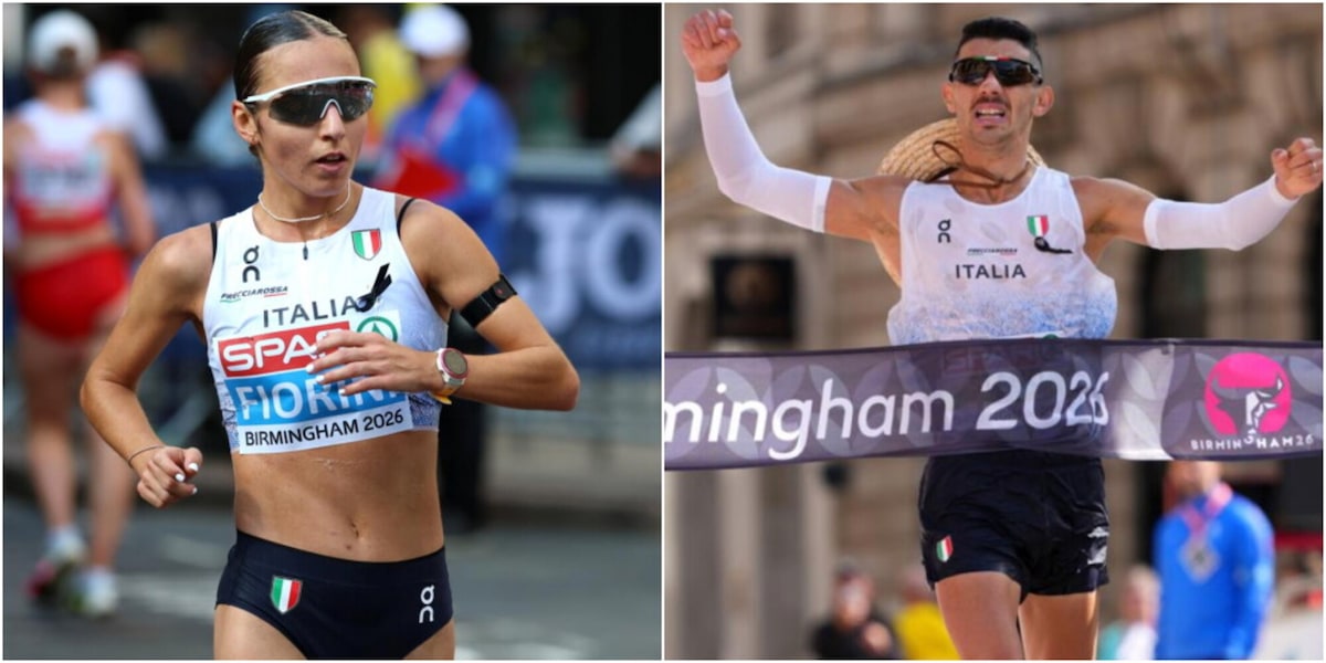 Europei atletica, Italia nella leggenda con Stano e Fiorini: doppietta d'oro nella maratona di marcia