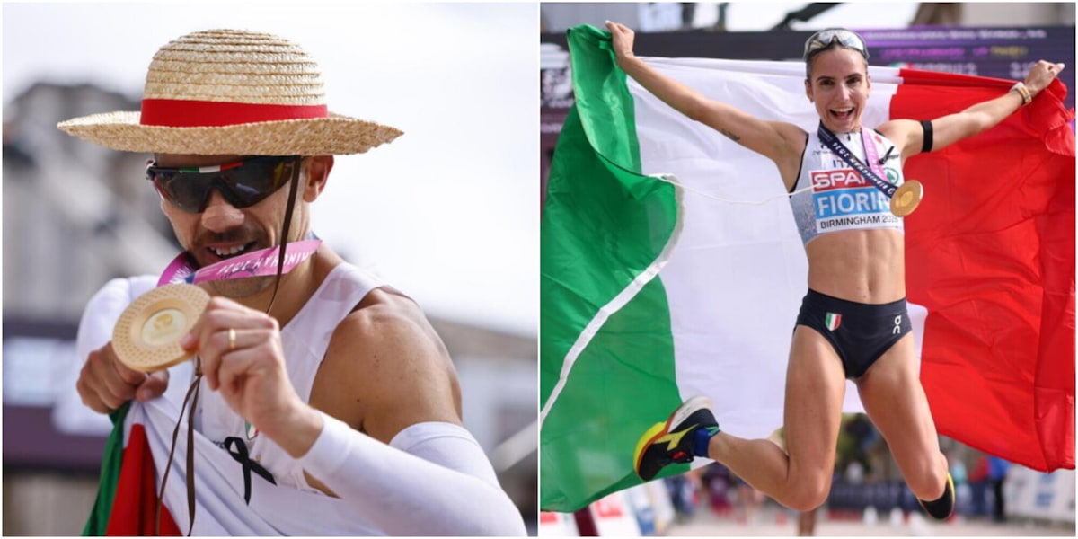 Europei atletica, Italia nella leggenda con Stano e Fiorini: doppietta d'oro nella maratona di marcia