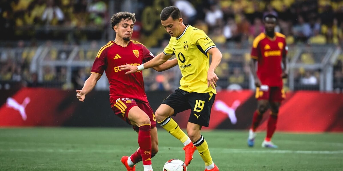 LIVE Dortmund-Roma: traversa di Karasetas in apertura di ripresa