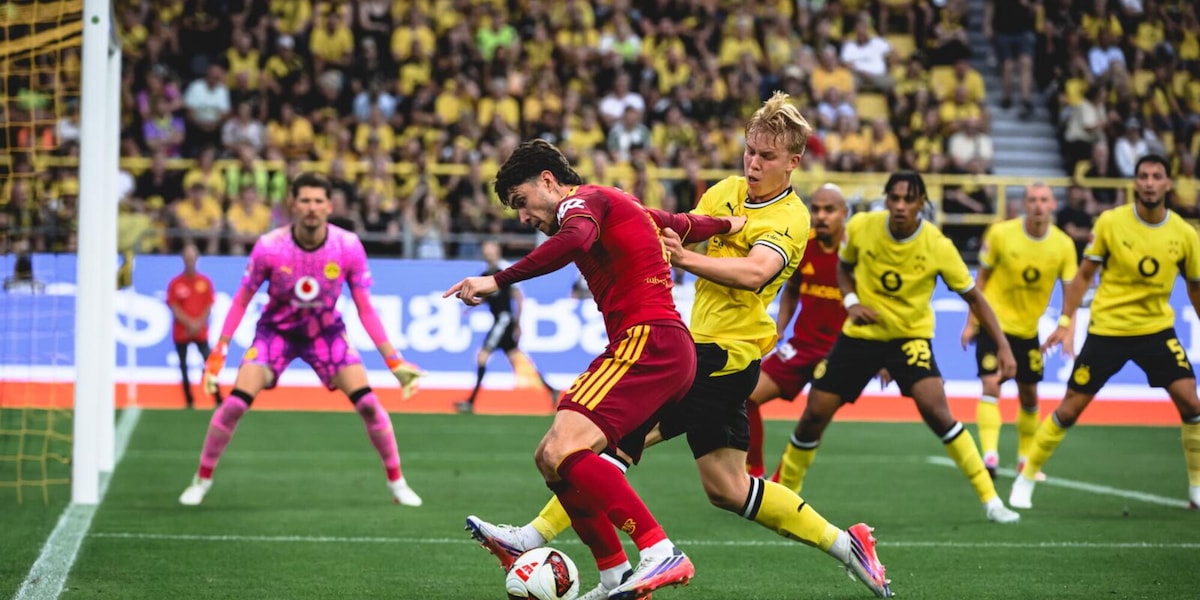 Borussia Dortmund-Roma, in Germania finisce 2-2: in gol Dybala e Cristante
