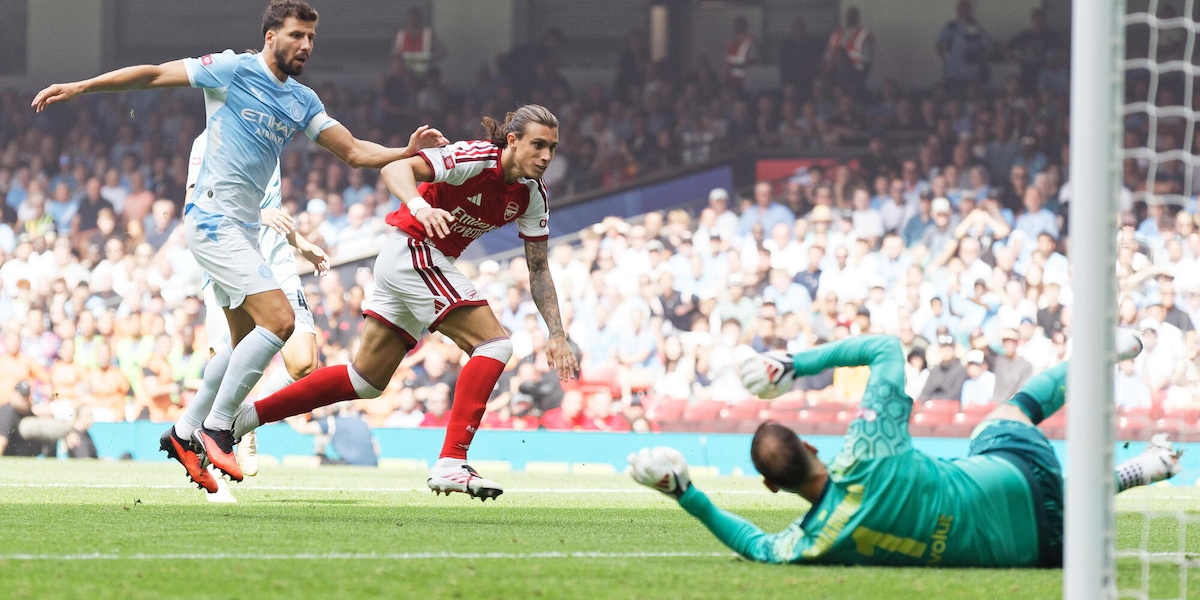 Calafiori apre le danze, Arsenal batte City 3-0 nel Community Shield
