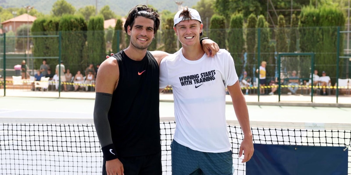 Alcaraz si allena con Rune in Spagna: settimana decisiva per gli Us Open
