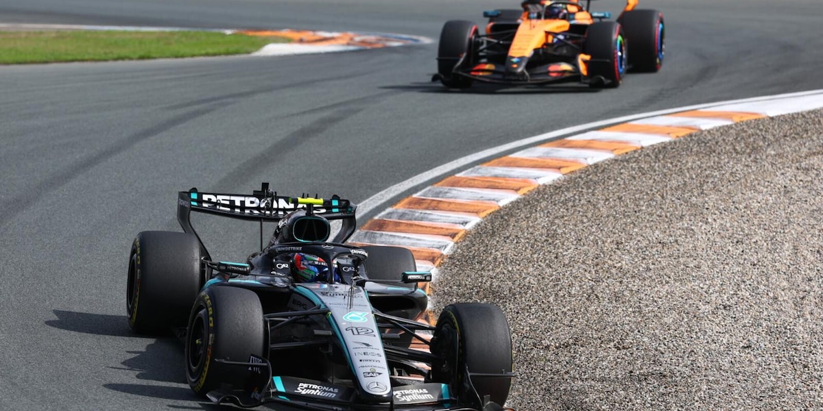 LIVE Gp Olanda: Antonelli in testa davanti a Norris, le Ferrari sono dietro. Verstappen a muro