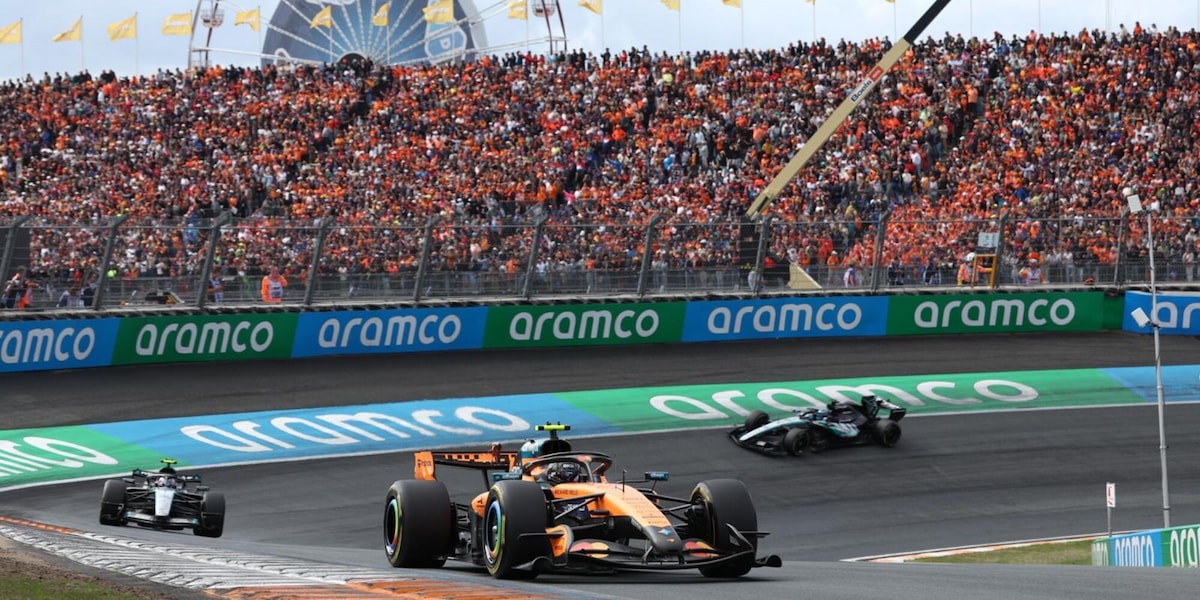 Gp Olanda, Norris trionfa davanti ad Antonelli e Russell. Hamilton quarto, Leclerc quinto