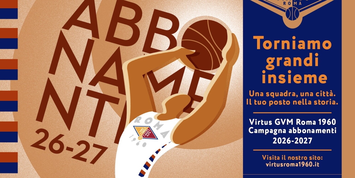 Serie B nazionale, la Virtus Roma lancia la campagna abbonamenti