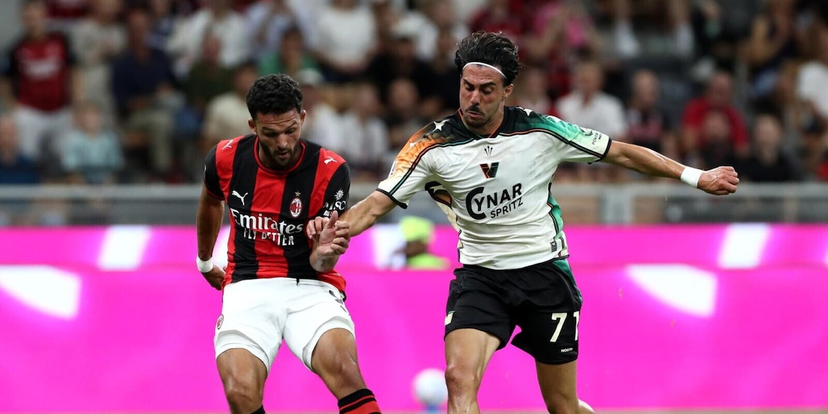 LIVE Milan-Venezia: Adams pericoloso al 20'