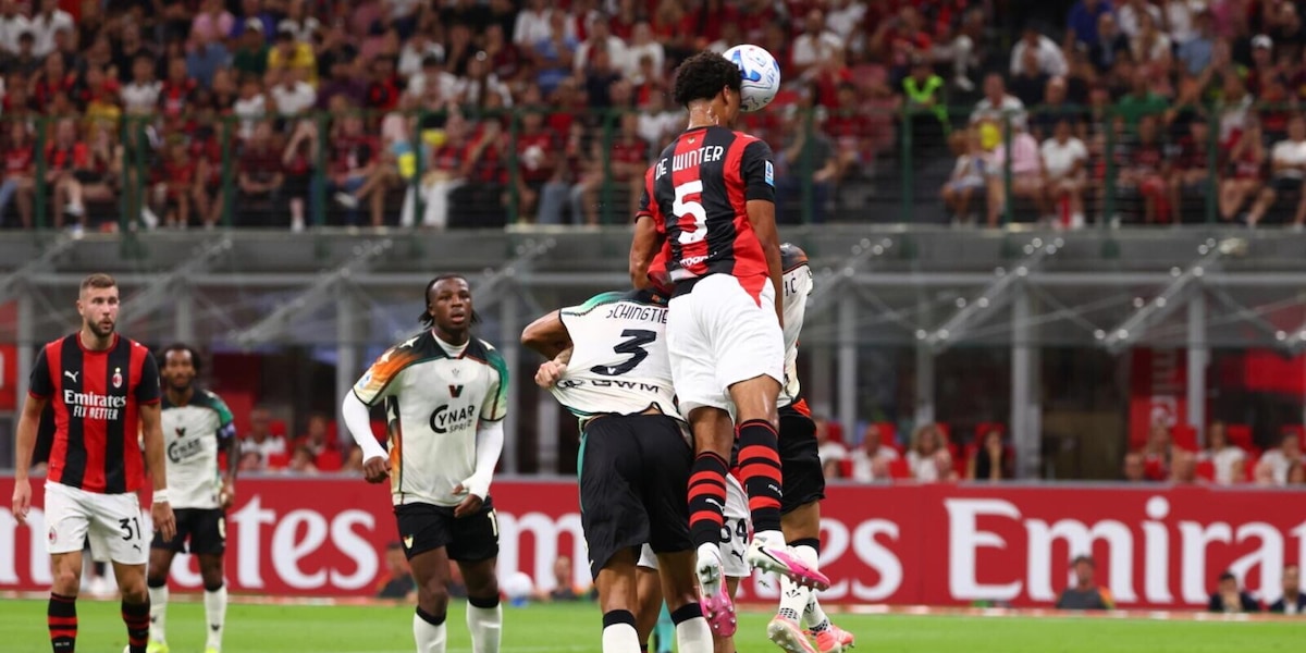LIVE Milan-Venezia: Hainaut pericoloso al 50'