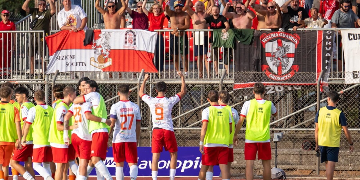 Serie C, l'Ostiamare cade alla prima in casa contro il Grosseto

