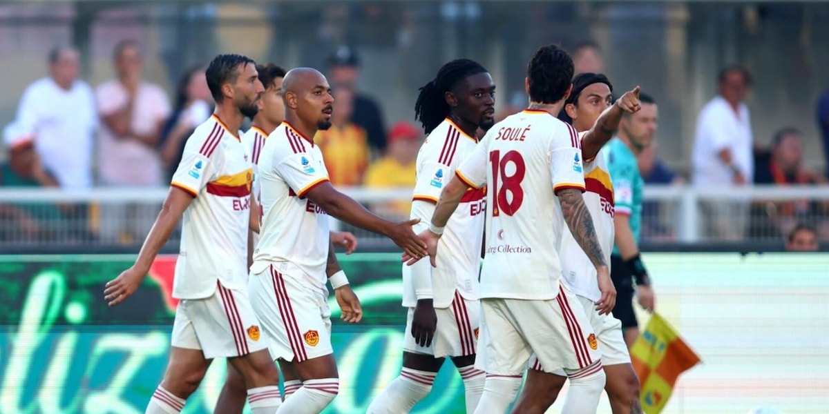 LIVE Lecce-Roma: doppietta di Malen e tris di Soulé nei primi 25'