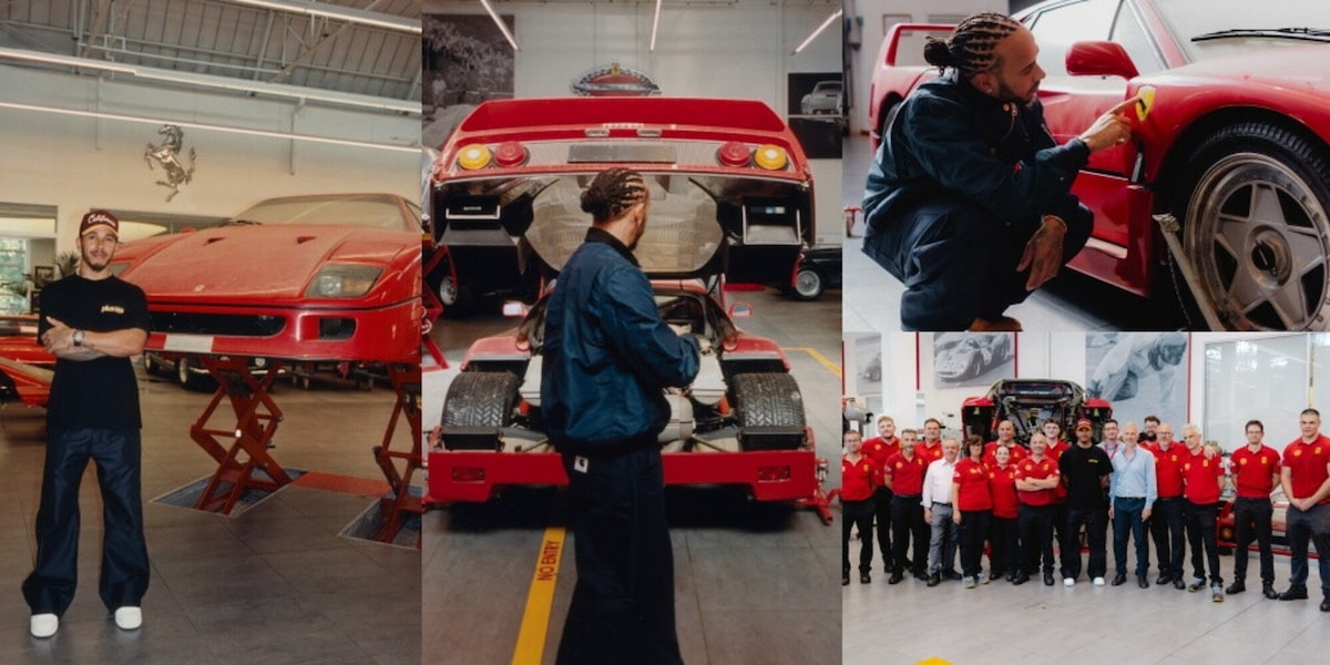Hamilton realizza il suo sogno: trova una Ferrari F40 abbandonata da 30 anni e la restaura a Maranello!