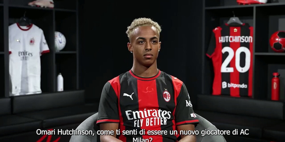 Hutchinson, prime parole in rossonero: "Un sogno essere qui"