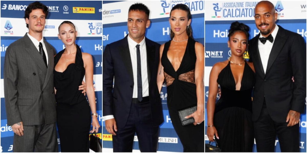 FOTO Gran Galà del calcio, da Svilar e Malen a Lautaro: i protagonisti del red carpet