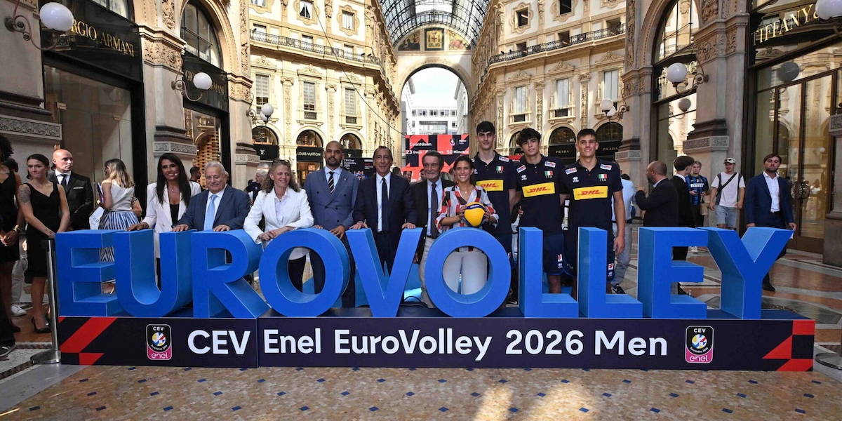 EuroVolley 2026: acceso a Milano il Countdown Clock