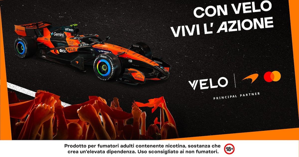 VELO e il McLaren Mastercard Formula 1 Team protagonisti al GP d'Italia