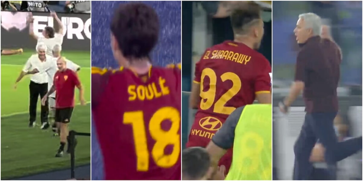 Roma, un tris nel destino: Soulé come El Shaarawy, il gol nel finale e l'abbraccio di Gasperini