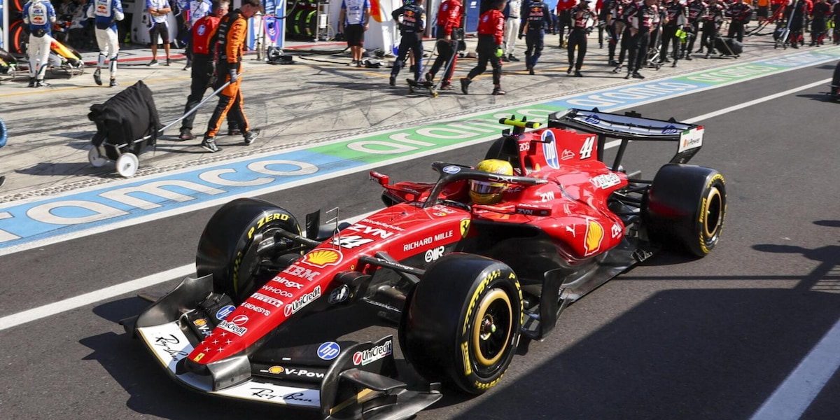 LIVE Gp Monza: Russell leader, poi Antonelli e Verstappen. Hamilton è 6°