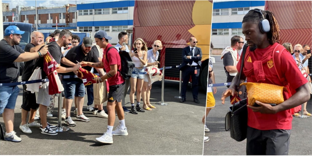 Sorrisi, selfie e tanto entusiasmo: la Roma saluta i suoi tifosi e parte per Istanbul FOTO