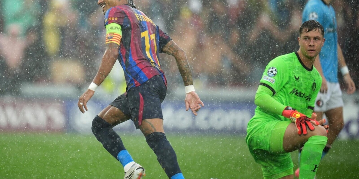 LIVE Barcellona-Feyenoord: subito a segno Raphinha, raddoppio di Adeyemi