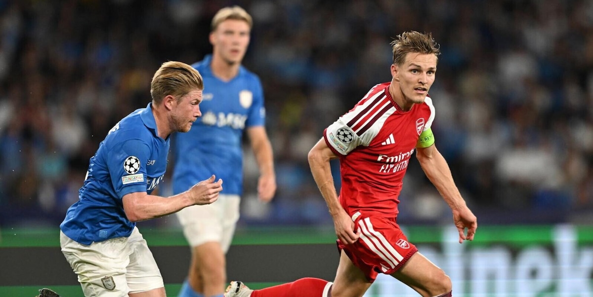 LIVE Napoli-Arsenal: sblocca un gol di Odegaard