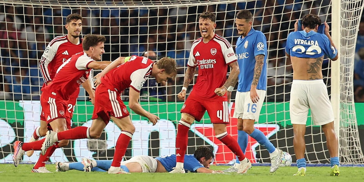 Napoli ko in casa con l’Arsenal: ai Gunners basta un gol di Odegaard