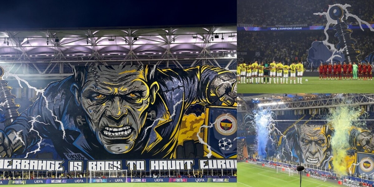 "Il Fenerbahce è tornato a spaventare l'Europa": la coreografia contro la Roma in Champions è impressionante